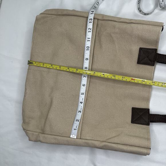 Restoration Hardware Large Canvas Tote Made in India Body 100% Cotton, Practical - Picture 5 of 11